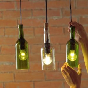 lampe diy bouteille vin