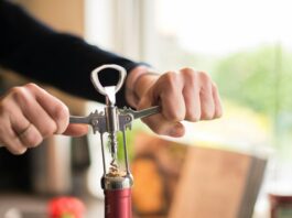 tire bouchon vin accessoire