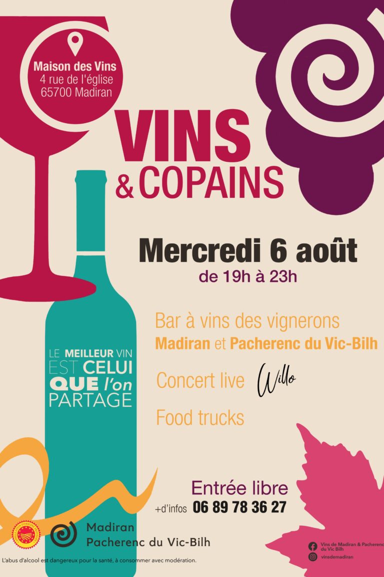 Madiran VINS ET COPAINS affiche 768x1152